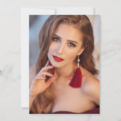 Celestial Mocha Gold Sun Moon Stars 30. Einladung (Rückseite)