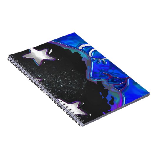 Celestial Momments Bohemisch Folk Art JOURNATES Notizblock (Rechte Seite)