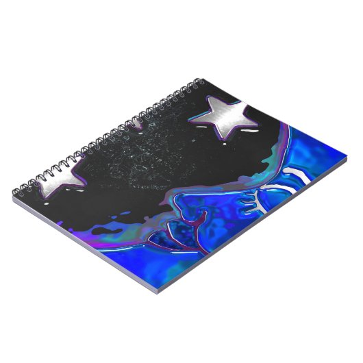 Celestial Momments Bohemisch Folk Art JOURNATES Notizblock (Linke Seite)