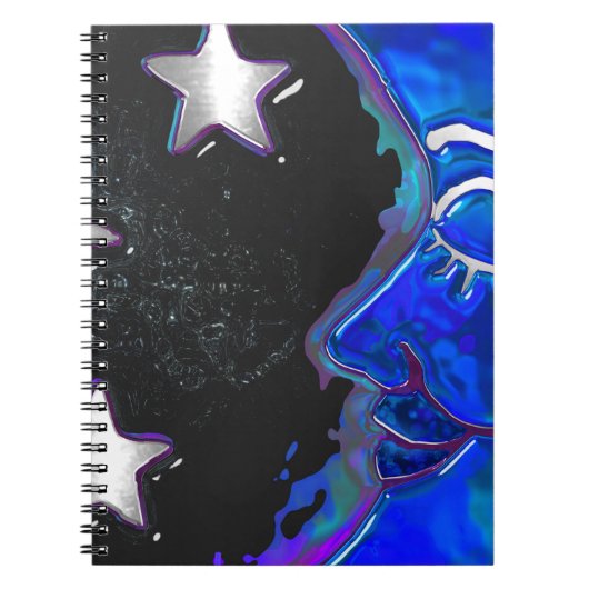 Celestial Momments Bohemisch Folk Art JOURNATES Notizblock (Vorderseite)