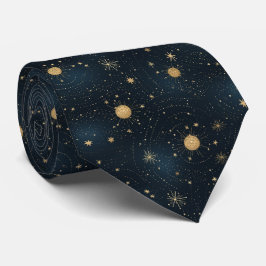 Celestial Monogram Necktie Krawatte