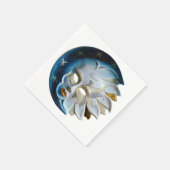 Celestial Moon and Mask Serviette (Ecke)