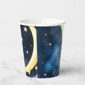 Celestial Moon and Stars Baby Dusche Pappbecher (Links)