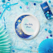 Celestial Moon and Stars Baby Dusche Pappteller (Party)