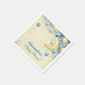 Celestial Moon and Stars Baby Dusche Serviette (Ecke)