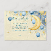 Celestial Moon and Stars Diapper Raffle Begleitkarte (Vorderseite)