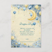 Celestial Moon and Stars Diapper Raffle Begleitkarte (Vorderseite)