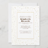 Celestial Moon and Stars Graduate Foto Abschluss Einladung (Rückseite)