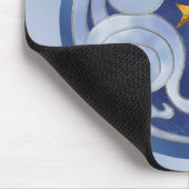 Celestial Moon and Stars Mousepad (Ecke)