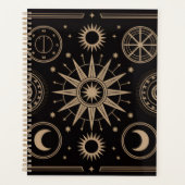 Celestial Moon and Stars Planer (Vorderseite)