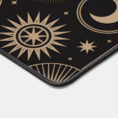 Celestial Moon and Stars Schreibtischunterlage (Ecke)