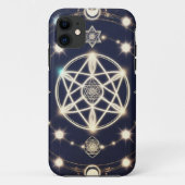 Celestial Moon Cycle Mandala – Sacred Geometry Case-Mate iPhone Hülle (Rückseite)