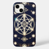 Celestial Moon Cycle Mandala – Sacred Geometry Case-Mate iPhone Hülle (Rückseite)