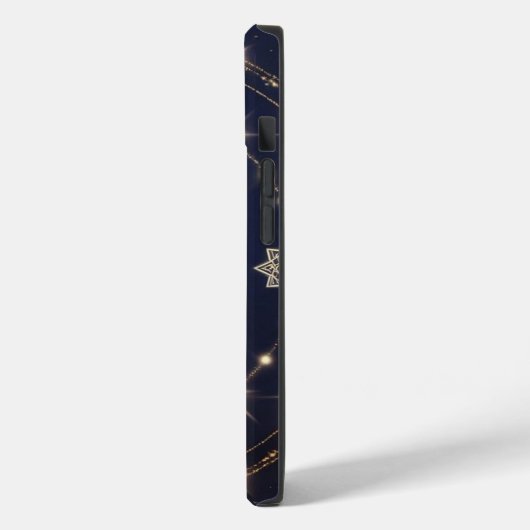 Celestial Moon Cycle Mandala – Sacred Geometry Case-Mate iPhone Hülle (Rückseite / Links)