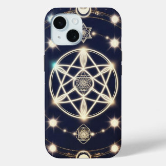 Celestial Moon Cycle Mandala – Sacred Geometry Case-Mate iPhone Hülle