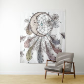 Celestial Moon Dreamcatcher Wandteppich (Beispiel)
