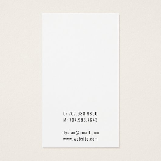 Celestial Moon Earring Juwelierkarten (Rückseite)