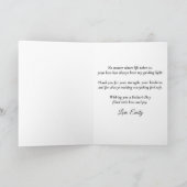 Celestial Moon Father’s Day Greeting Card for Dad Karte (Innenseite)