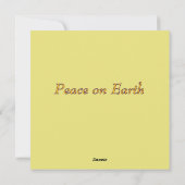 Celestial Moon Feiertagskarte (Rückseite)