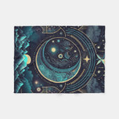 Celestial Moon Fleecedecke (Vorderseite (Horizontal))
