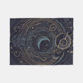 Celestial Moon Fleecedecke (Vorderseite (Horizontal))