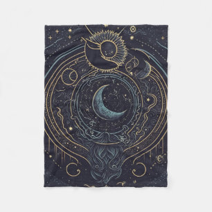 Celestial Moon Fleecedecke