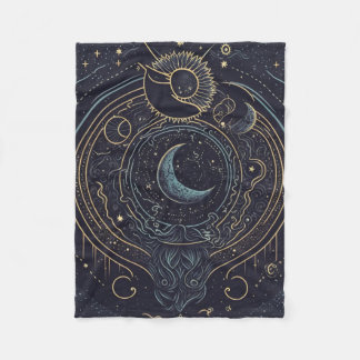 Celestial Moon Fleecedecke