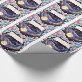 Celestial Moon Gift Wrapping Paper  Geschenkpapier (Ecke)