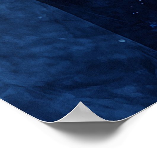 Celestial Moon Goddess Wall Art Poster (Ecke)