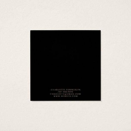 Celestial Moon Gold Black Earring Display Cards (Rückseite)