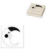 Celestial Moon Gummistempel (Stempel)