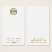 Celestial Moon Jewelry Designer Jewelier Display (Vorne & Hinten)