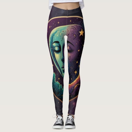 "Celestial Moon Leggings (Vorderseite)