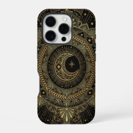 Celestial Moon Mandala | Art Hülle für iPhone 16 P iPhone 16 Pro Hülle