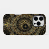 Celestial Moon Mandala | Art Hülle für iPhone 16 P iPhone 16 Pro Hülle (Rückseite (Horizontal))