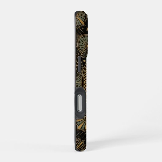 Celestial Moon Mandala | Art iPhone 16 Pro Case Hülle (Rechte Seite)