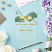 Celestial Moon Matcha made in Heaven Brautparty Acryleinladungen (In Situ (Hochzeit))