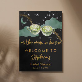 Celestial Moon Matcha made in Heaven Brautparty Poster