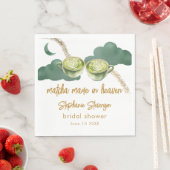 Celestial Moon Matcha made in Heaven Brautparty Serviette (Beispiel)