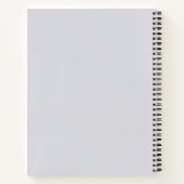 Celestial Moon Moth Personalisiert Journal Notizblock (Rückseite)