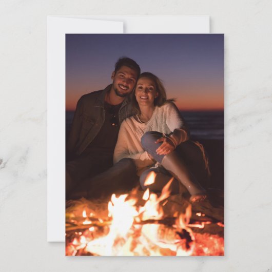 Celestial Moon Night Before Wedding Probe Einladung (Rückseite)