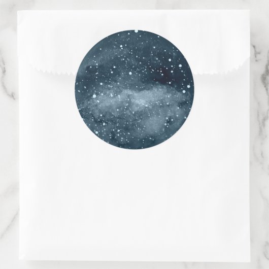 Celestial Moon | Night Sky Umschlag Aufkleber Stic (Tasche)