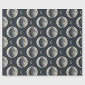 Celestial Moon Phase (1) Geschenkpapier (Flach)