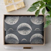 Celestial Moon Phase (1) Seidenpapier (Geschenk)