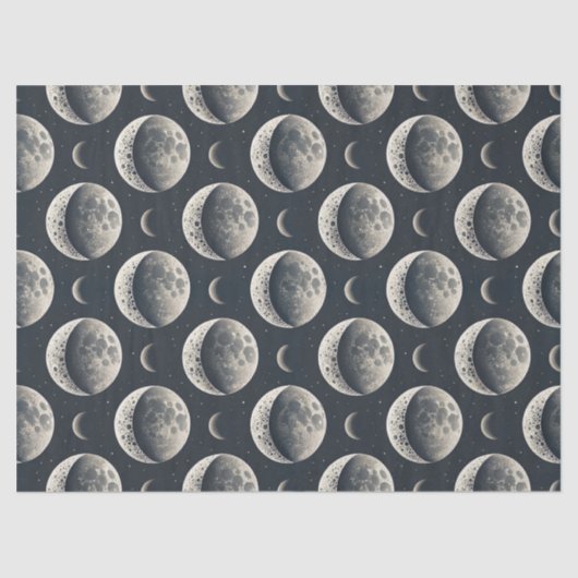 Celestial Moon Phase (1) Seidenpapier (Vorderseite)