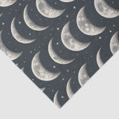 Celestial Moon Phase (2) Seidenpapier (Detail)