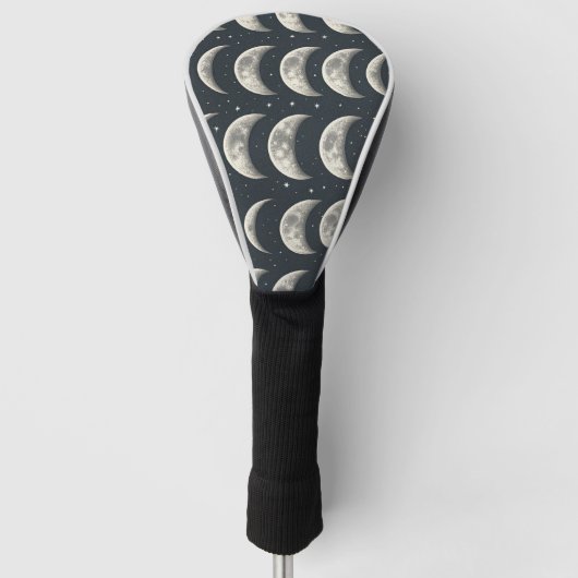 Celestial Moon Phase (3) Golf Headcover (Vorderseite)
