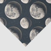 Celestial Moon Phase (3) Seidenpapier (Detail)