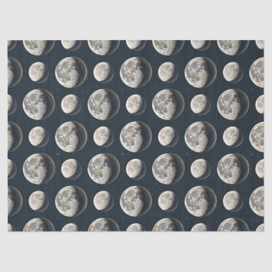Celestial Moon Phase (3) Seidenpapier (Vorderseite)
