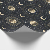 Celestial Moon Phase (4) Geschenkpapier (Ecke)